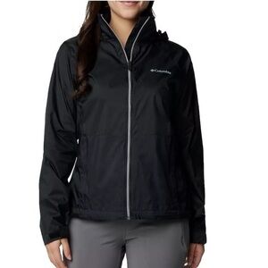 NWT Columbia Rain Jacket Hooded Coat Switchback III Waterproof Sz Small $75 New